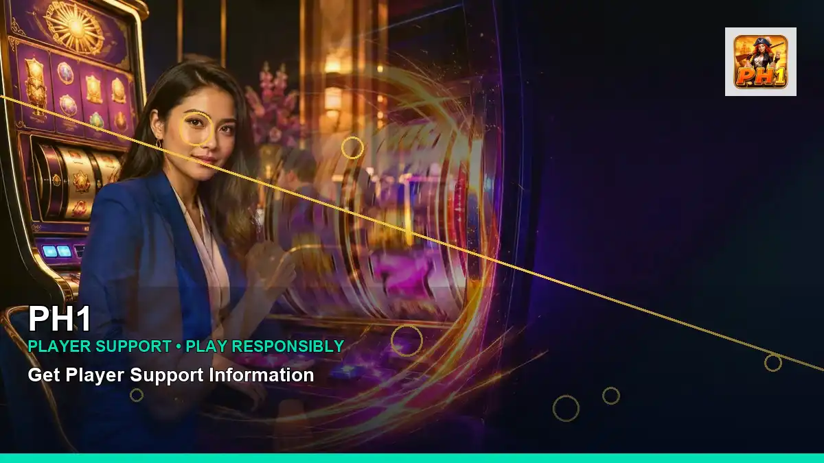 PH1 coins casino cashback rewards featuring an adult Filipina casino host with a left close-up composition
