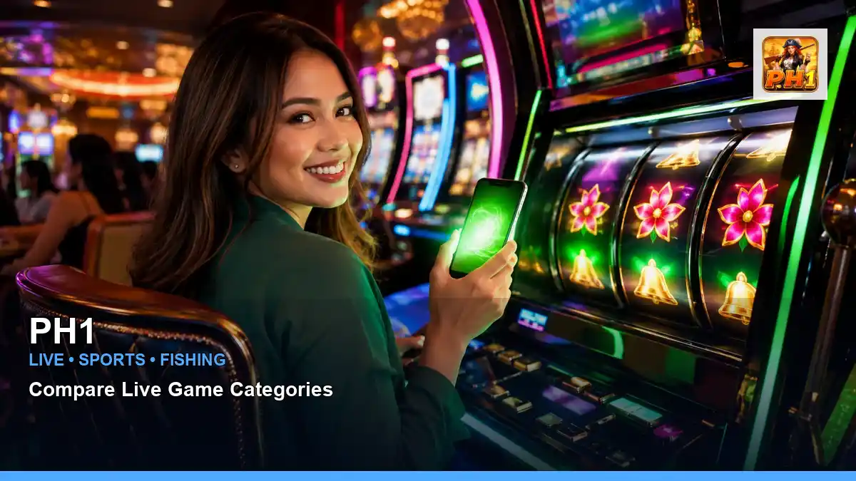 PH1 dynamic casino first deposit rewards highlighting mobile-friendly casino play